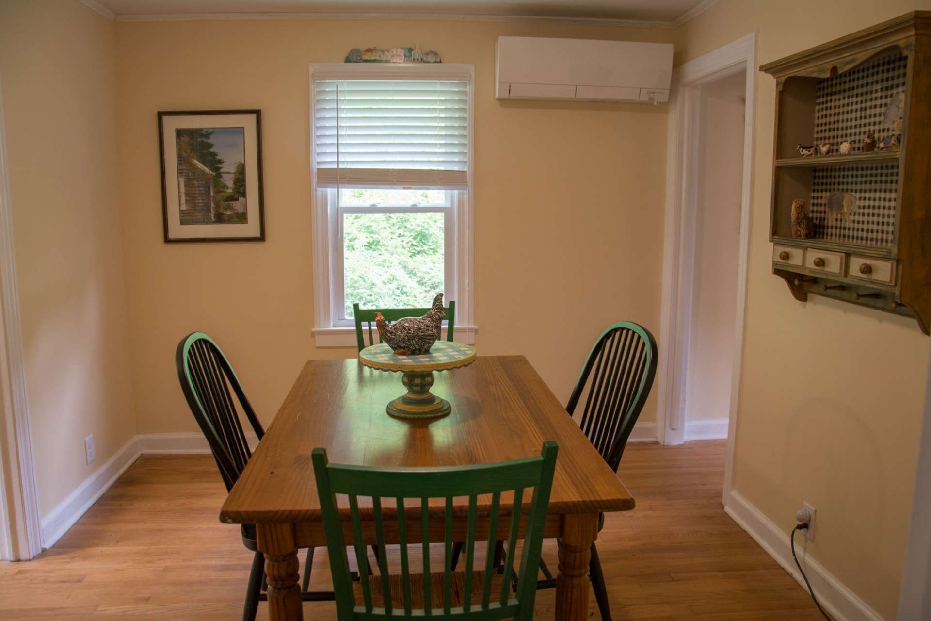 A separate dining area for the family meals.