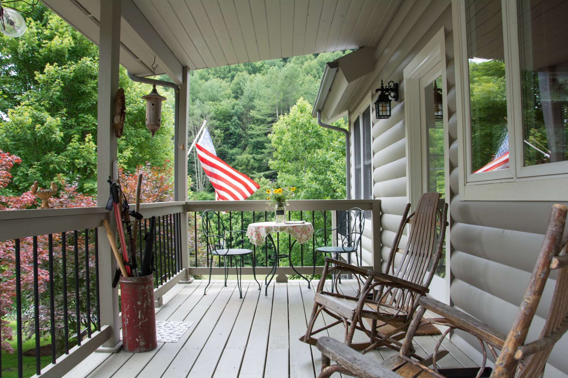 You will love the charismatic covered porch.