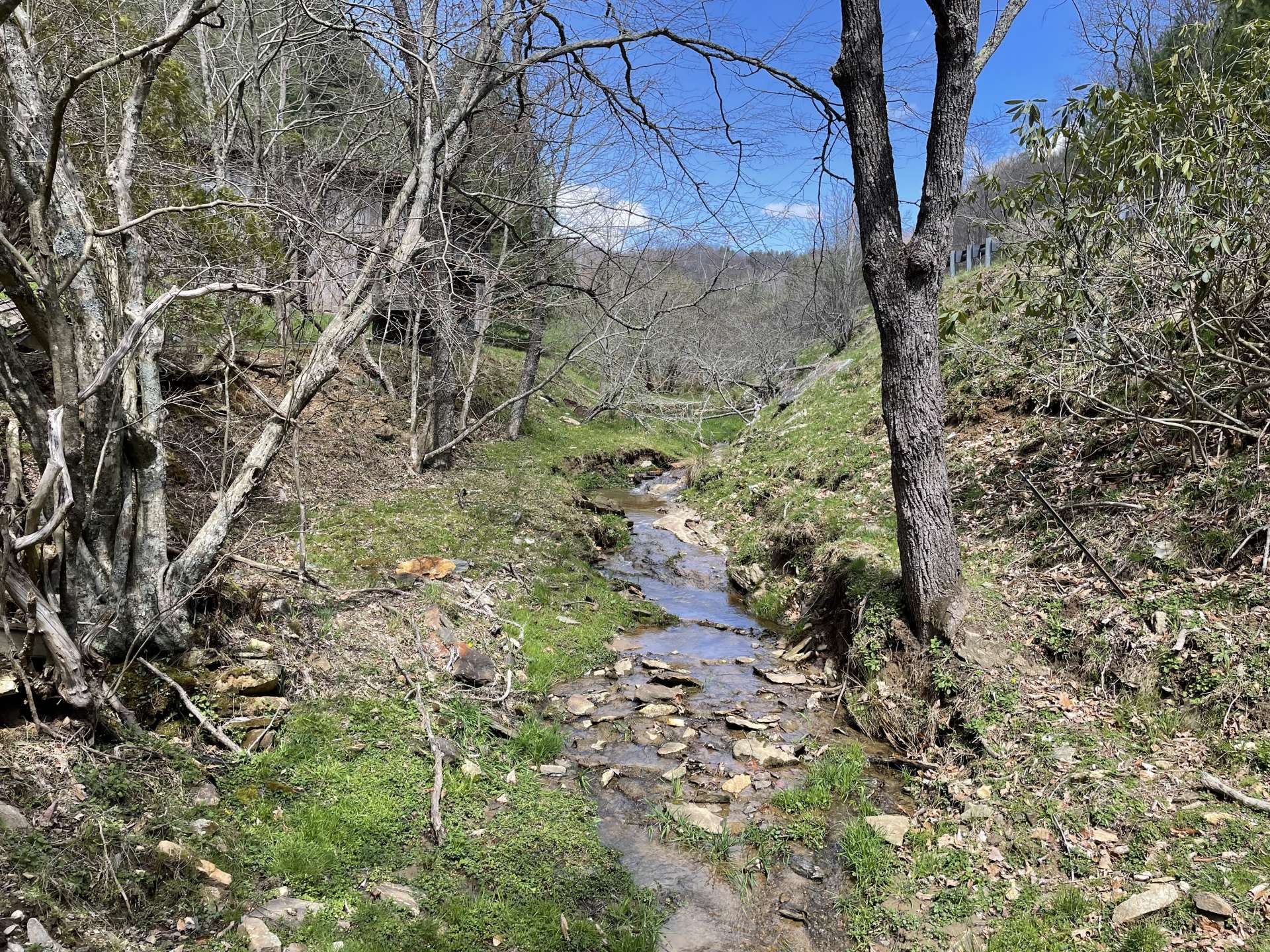 Small mountain creek on property.