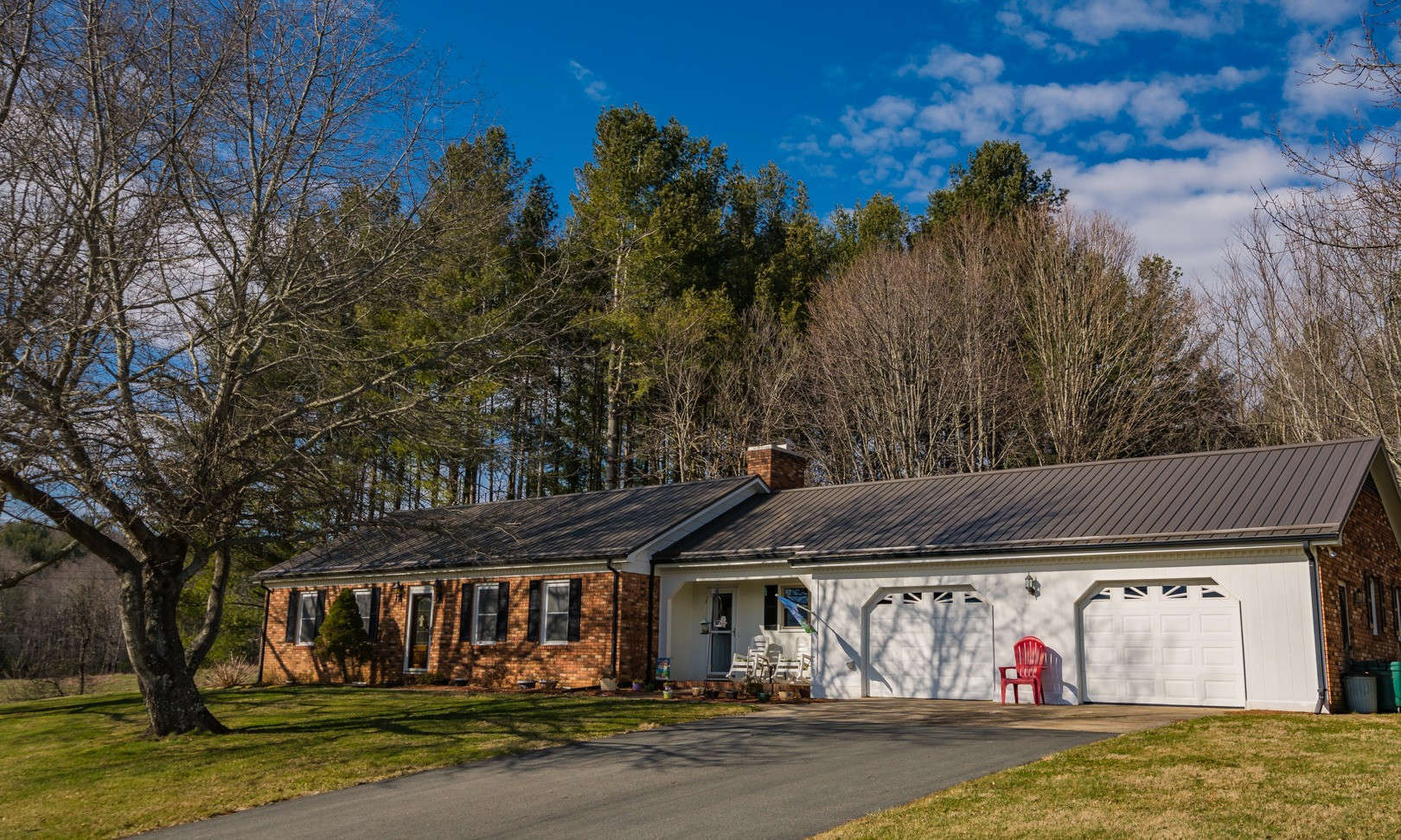 This updated 3-bedroom, 3-bath NC Mountain country rancher is perched on a gorgeous setting convenient to Jefferson and West Jefferson.