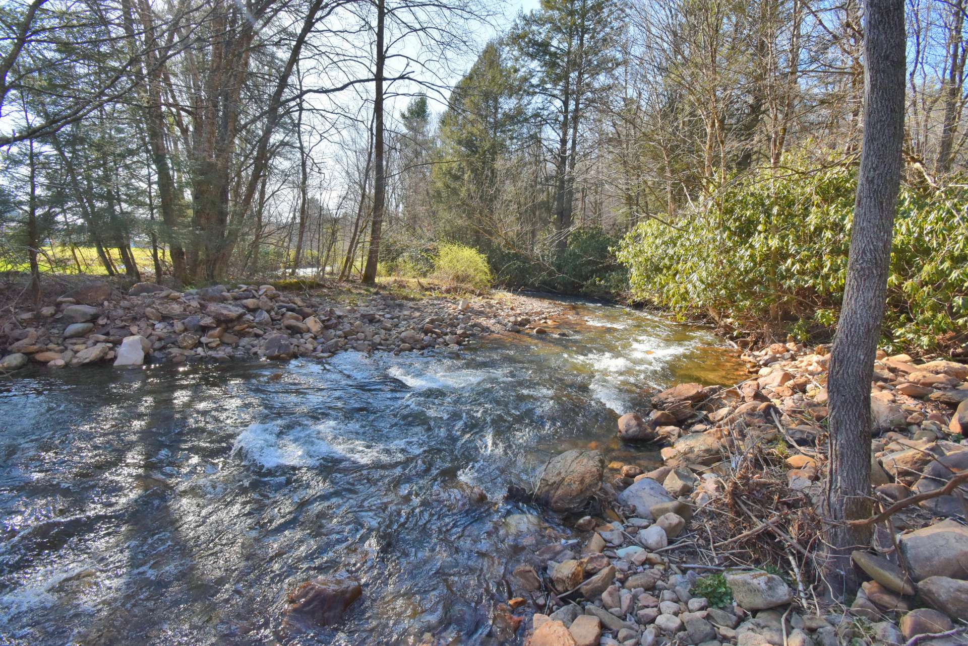 At the back of the property you will find lots of Creekside recreation. Enjoy the fresh waters of Whitetop Laurel Creek, ranked as one of the finest natural wild trout streams in the Southeastern U.S.