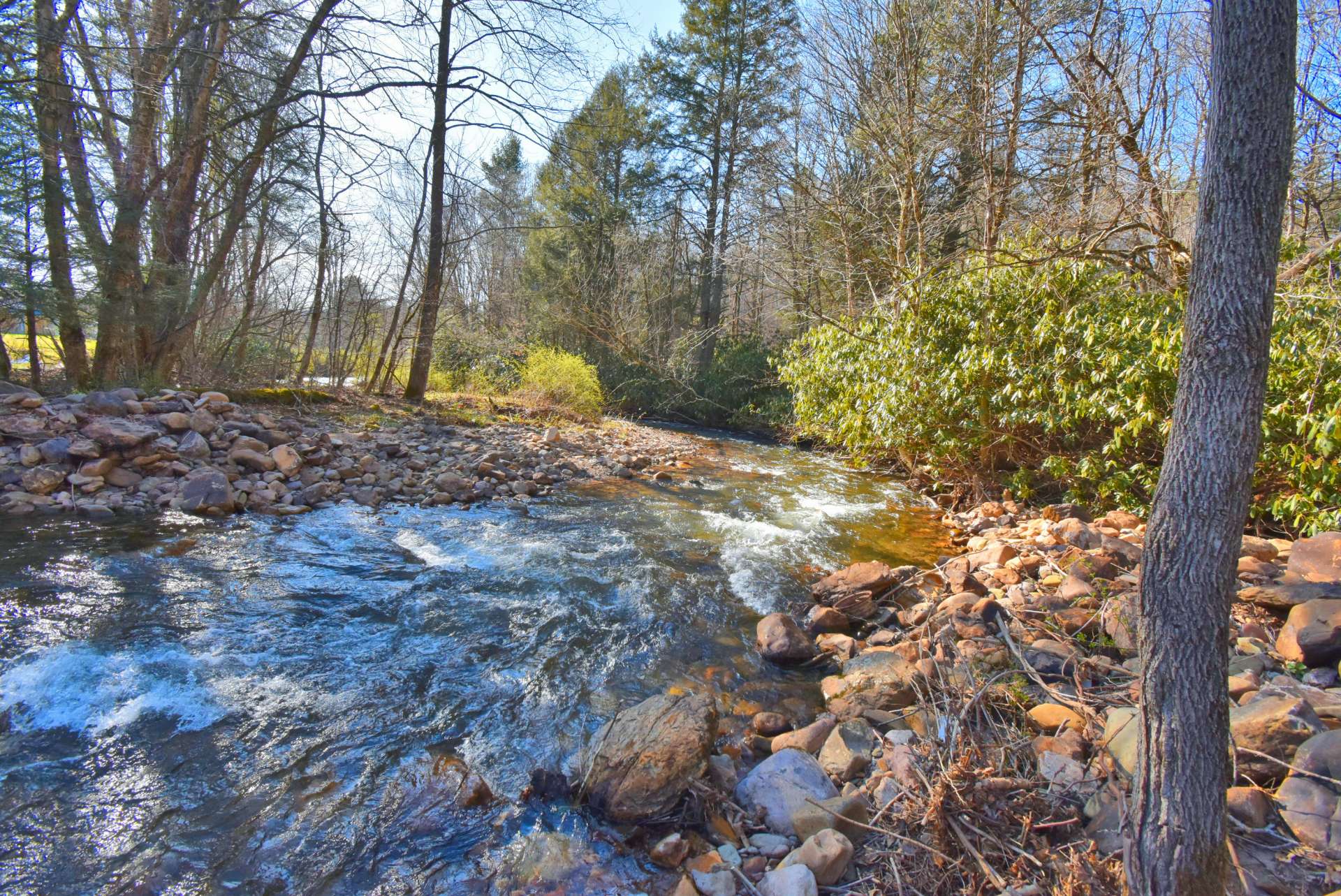 Whitetop Laurel Creek flows through the back of property offering fabulous fishing and other creekside recreation.