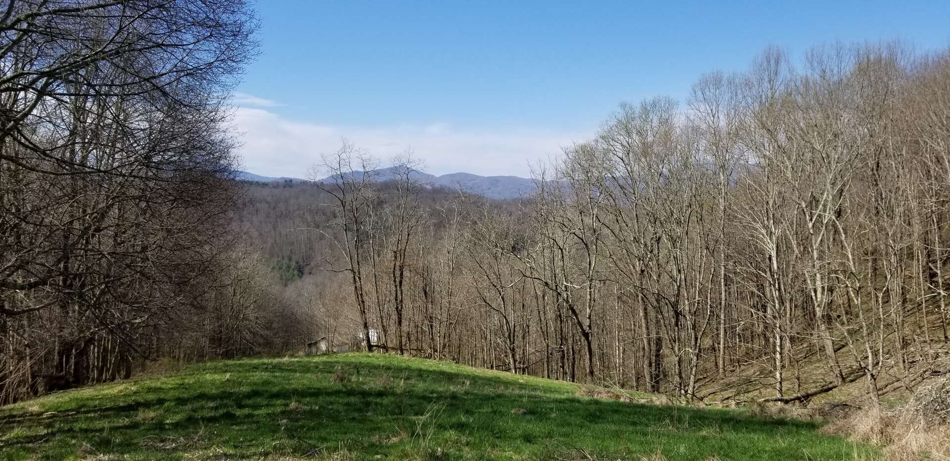 The property offers spectacular Grandfather Mountain views and multiple potential building sites.