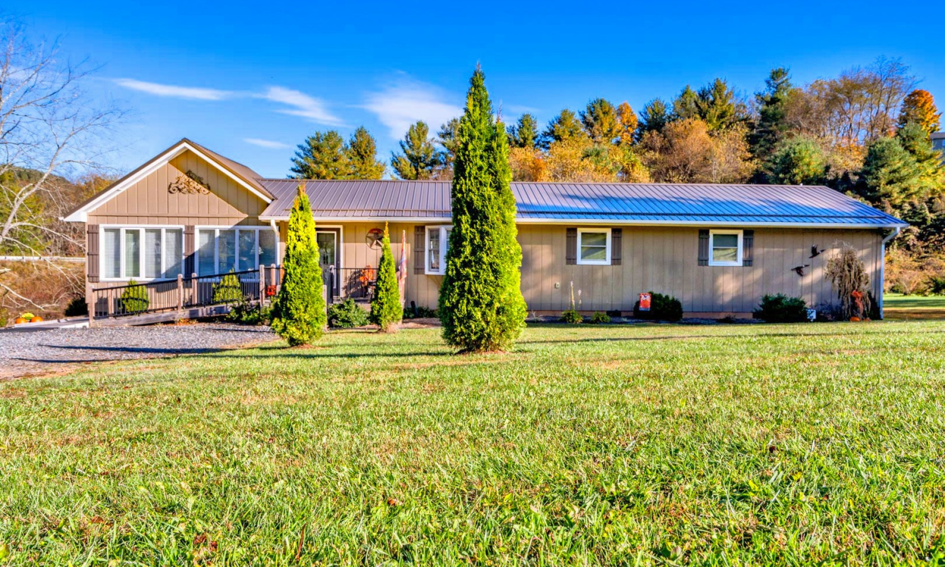 If you are looking for a cool mountain retreat or the ideal primary residence, come take a look at this spacious and newly renovated mountain home in the West Jefferson area of Ashe County in the NC Mountains.